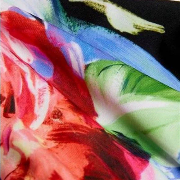 NWT Norma Kamali Women's Rose Garden Marissa One-Piece Size Medium Swimsuit - Picture 6 of 14